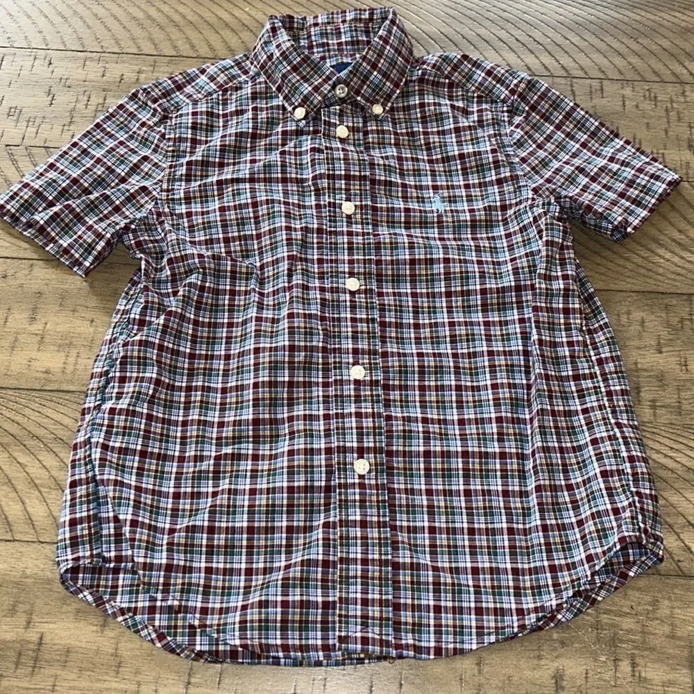 Ralph Lauren 💯 Cotton Natural Stretch Short Sleeve Shirt Unisex